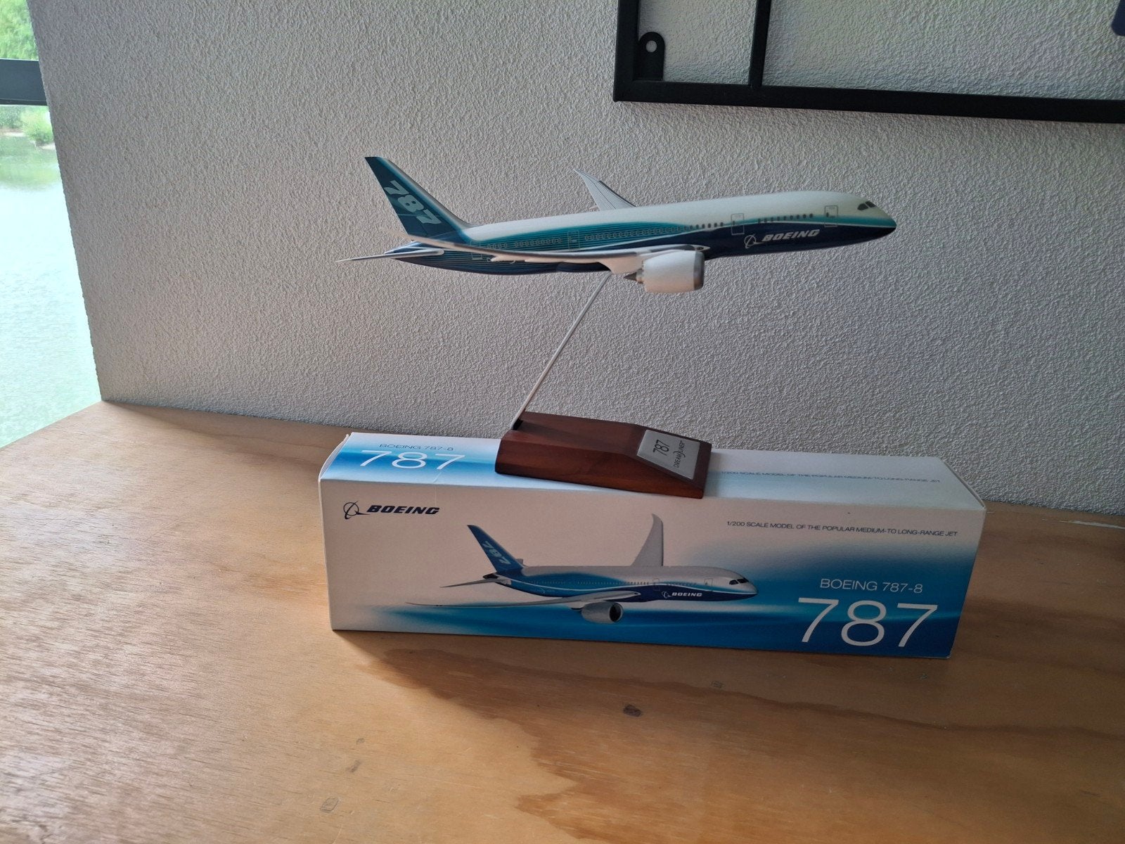 Boeing 787-8 Dreamliner modelvliegtuig 1:200 schaal, Ophalen of Verzenden, Zo goed als nieuw, 1:200 of kleiner, Overige merken
