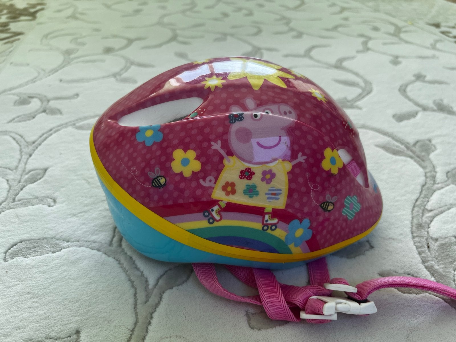 Gratis Peppa Pig kinderhelm – 48-54 cm, Ophalen, Gebruikt, XS, Meisje