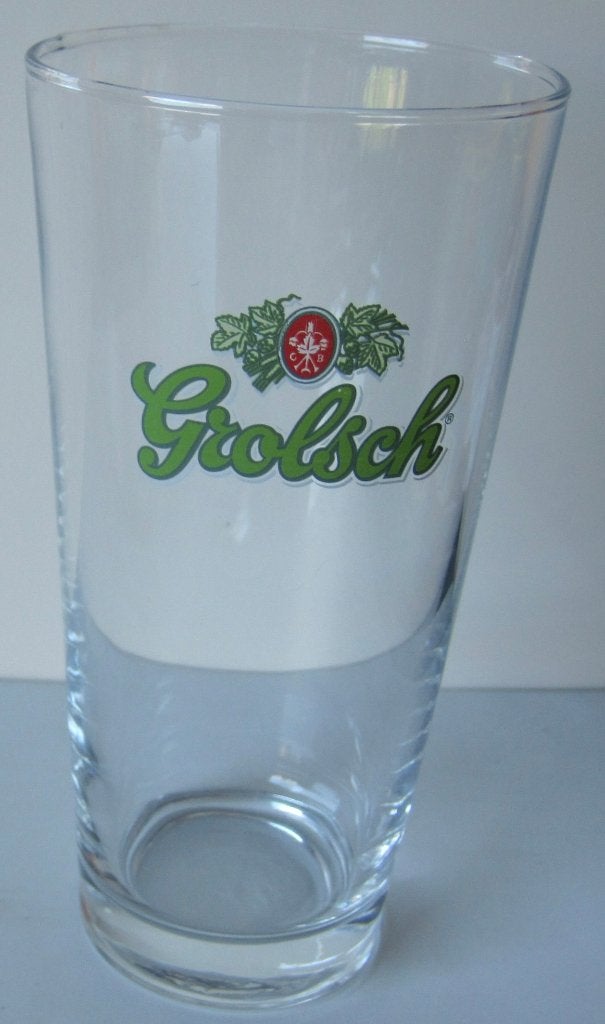 traditioneel bierglas van Grolsch, Ophalen of Verzenden, Zo goed als nieuw, Bierglas