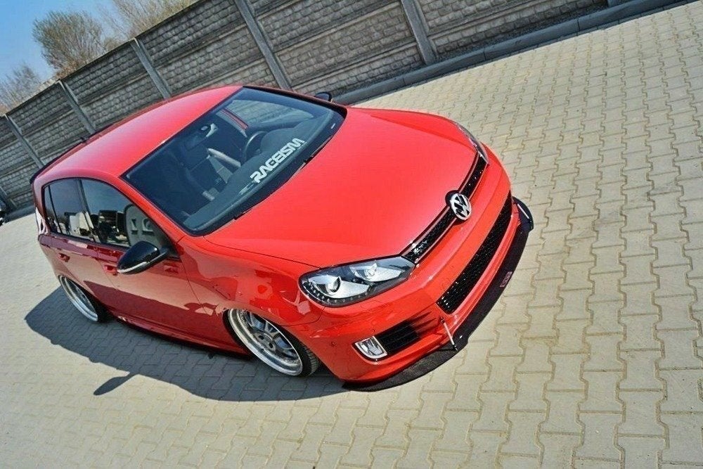 Race Voorlip diffuser splitter - VW Golf 6 GTI ED35 08-12, Auto diversen, Ophalen of Verzenden