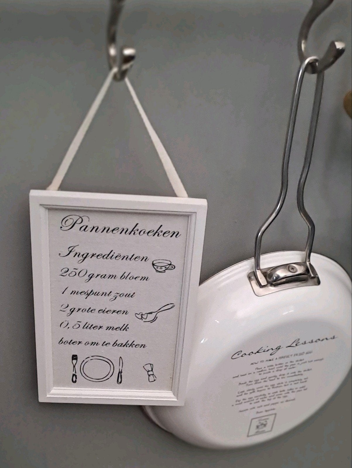 Bordje Pannekoeken Recept/Leuk in de keuken!, Ophalen of Verzenden, Zo goed als nieuw