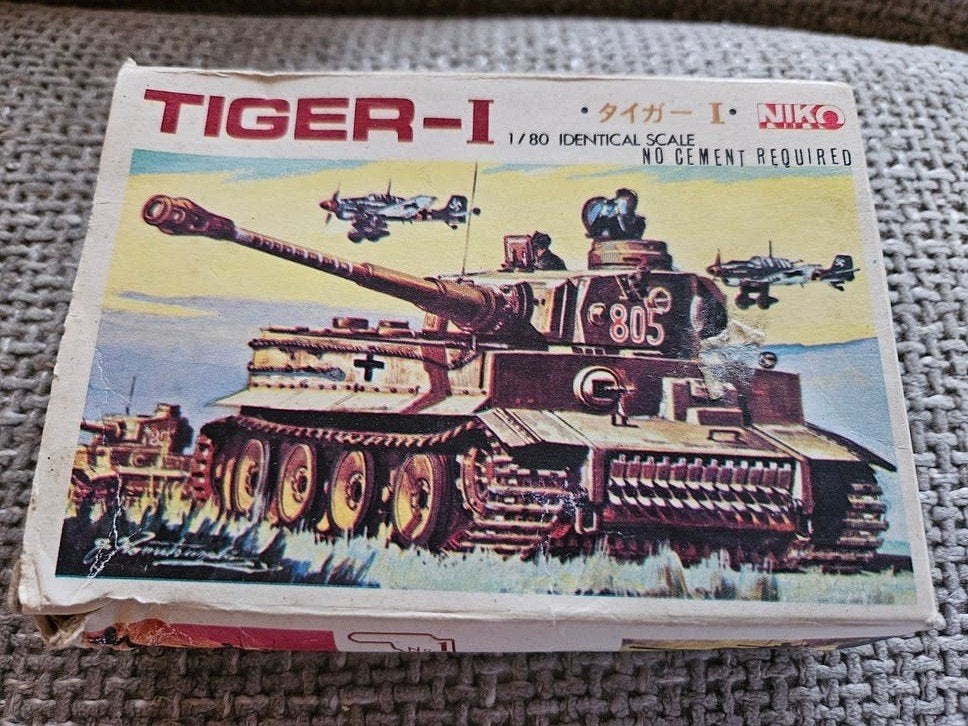 NIKO Tiger-I Tank Modelbouw Kit - Schaal 1:80, Hobby en Vrije tijd, Modelbouw | Auto's en Voertuigen, Overige merken, Nieuw, Ophalen of Verzenden