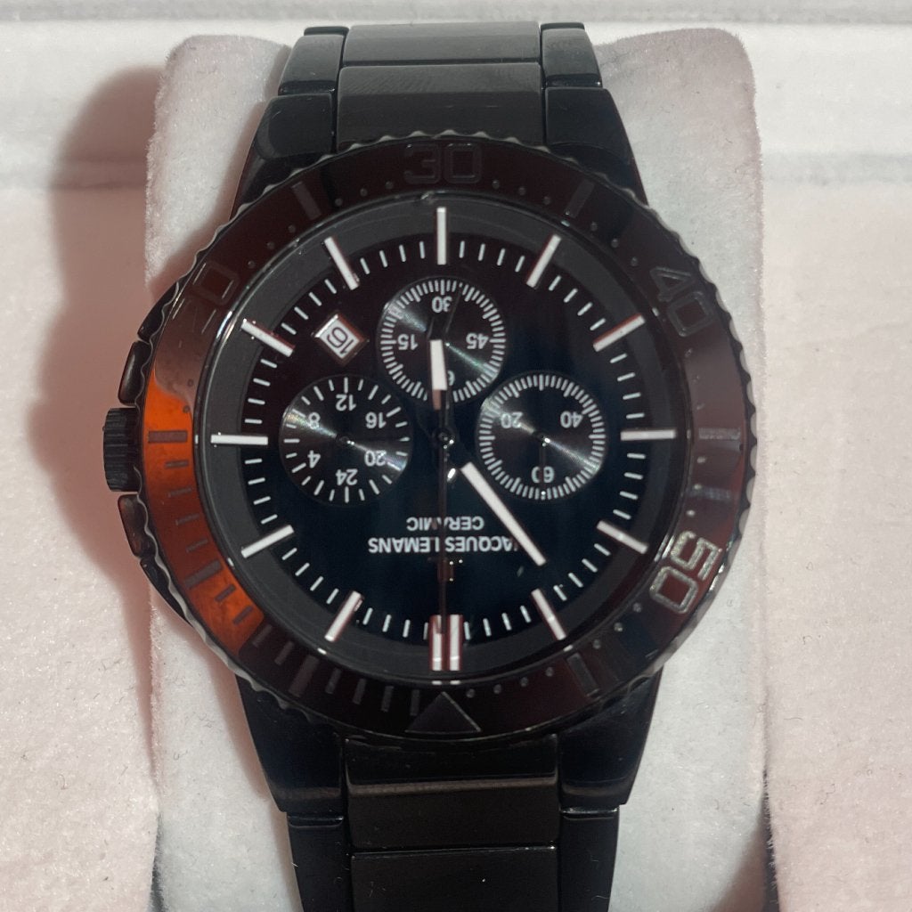 Jacques Lemans heren horloge 1-2166Bh 43mm | Nette staat, Flex Ltd., Gebruikt, https://flex.com/contact-us, Nobelstraat 10, 5807 GA Oostrum LB, Limburg, Nederland