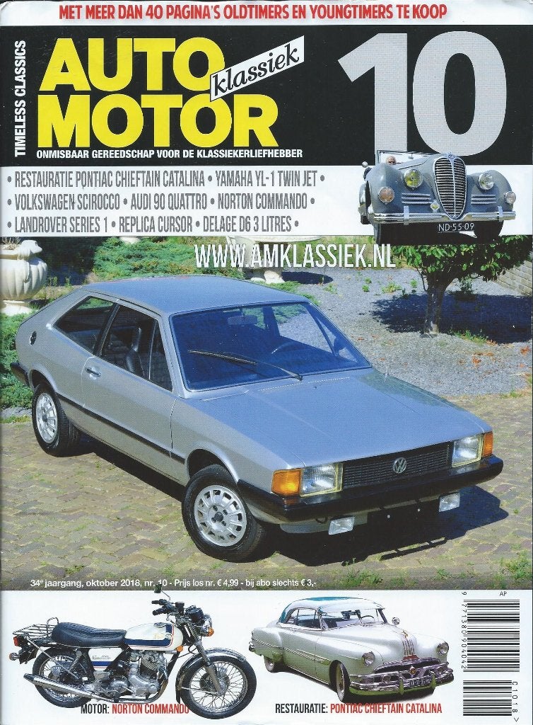 AMK 10 2018 : VW Scirocco - Audi 90 Quattro - Land Rover S1, Ophalen of Verzenden, Gelezen, Algemeen