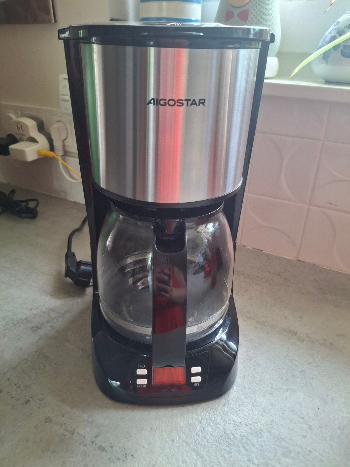 Gratis koffiezetapparaat Aigostar, Witgoed en Apparatuur, Ophalen, Gebruikt, 10 kopjes of meer, Koffiemachine