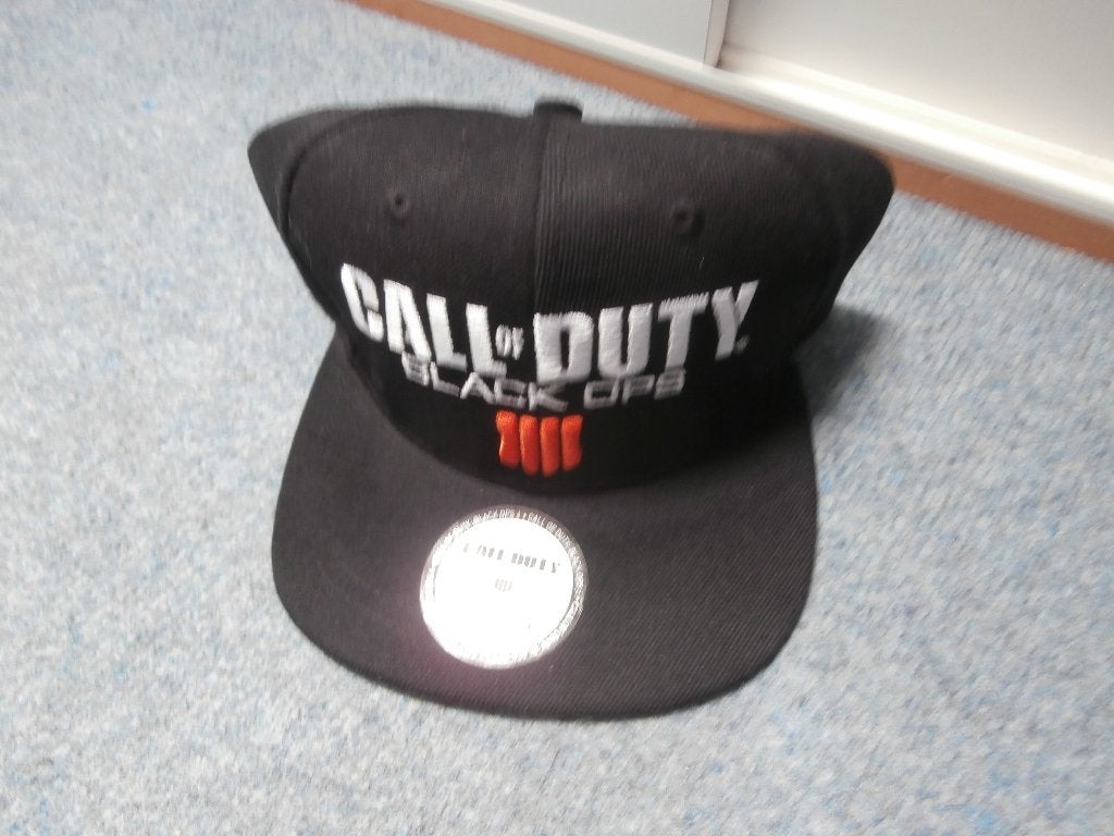 pet zwart Call of Duty snapback baseball cap Black Ops game, Ophalen of Verzenden, Zo goed als nieuw, Call of duty, Pet