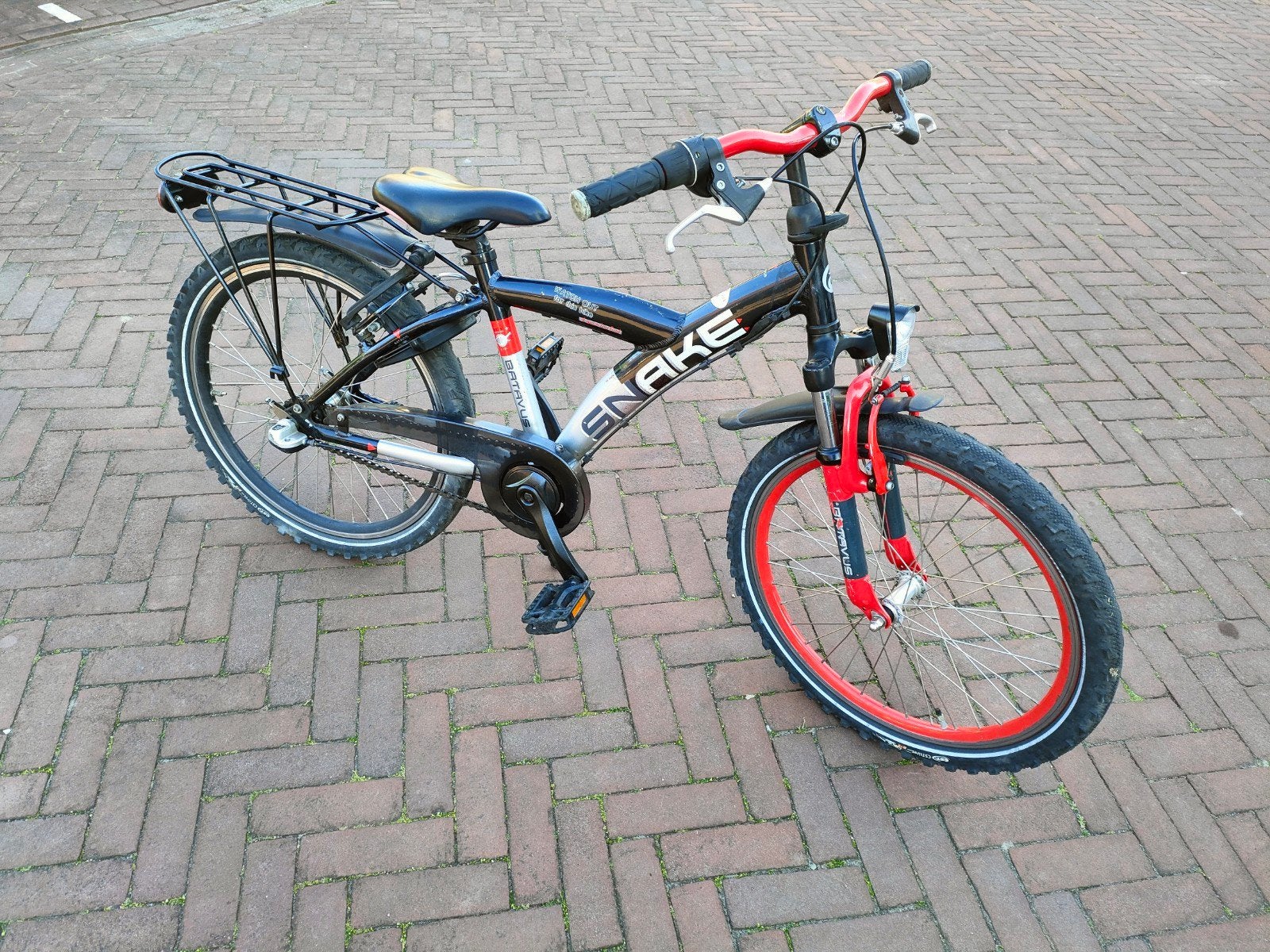 Batavus snake fiets 22 inch met 3 versnelling, Ophalen of Verzenden, Terugtraprem, 20 inch of meer, Batavus Snake fiets