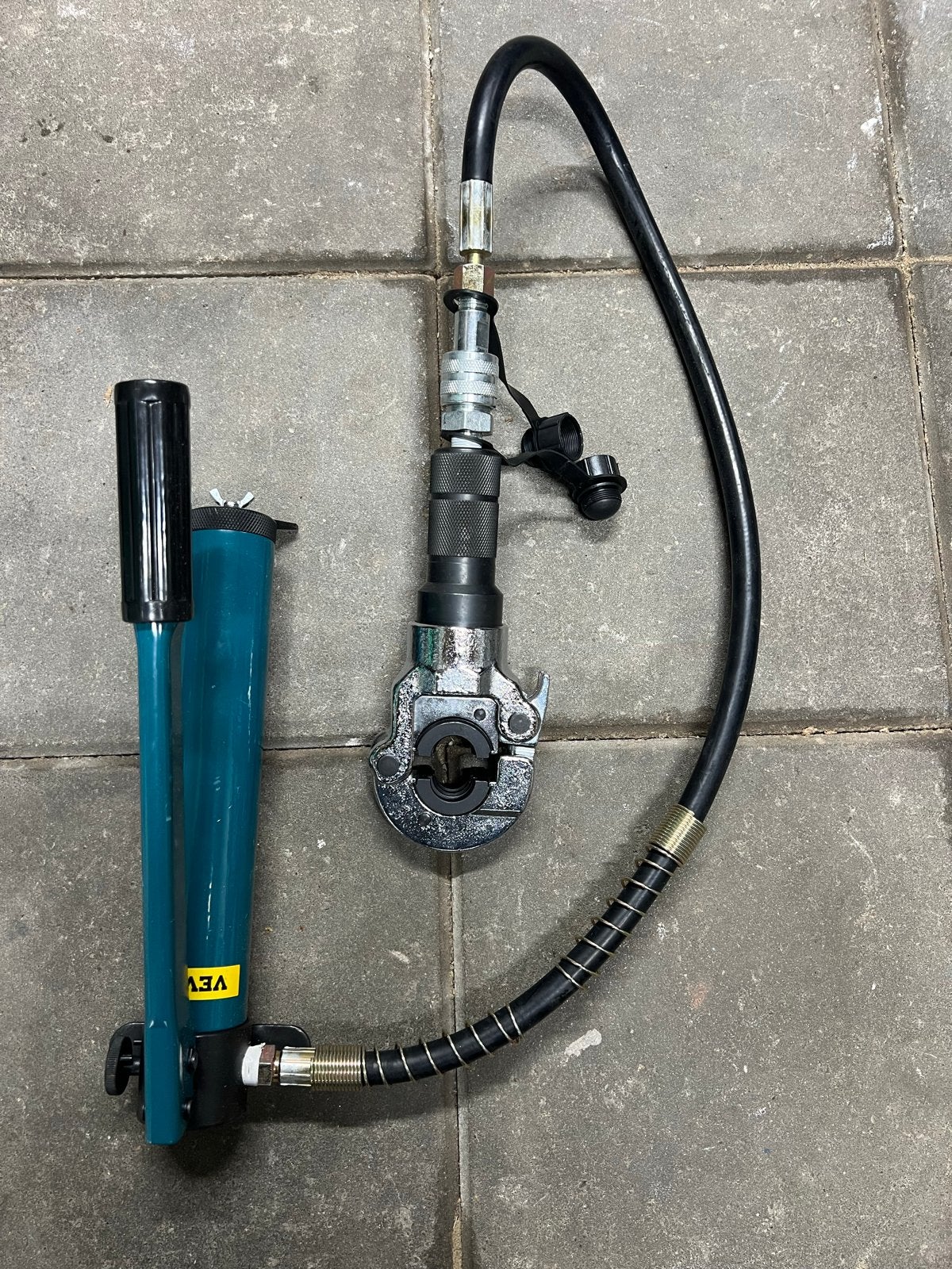 Hydraulische Perstang met Diverse Persbekken, Ophalen of Verzenden, Zo goed als nieuw, Overige typen, Overige merken