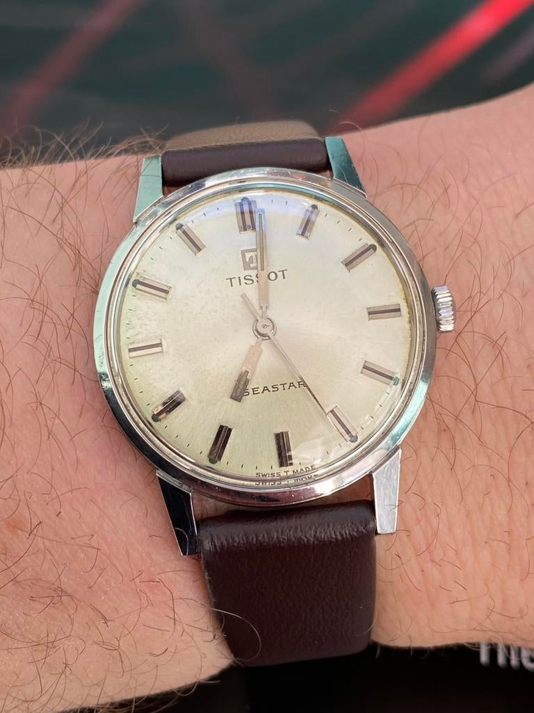 Tissot seastar, Staal, Met bandje, Tissot, Polshorloge