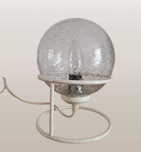 vintage spiraallamp uit de jaren 70 space age, Huis en Inrichting, Lampen | Tafellampen, Ophalen of Verzenden, Minder dan 50 cm
