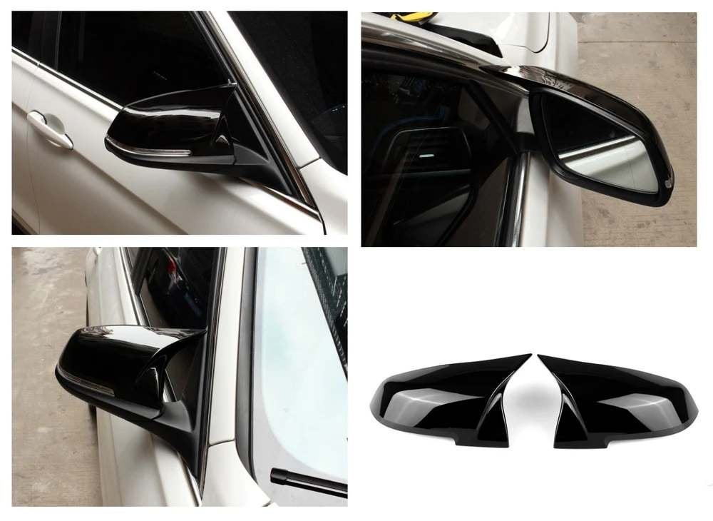 BMW F20 F21 F30 F31 F32 spiegelkappen zwart - set, Ophalen of Verzenden