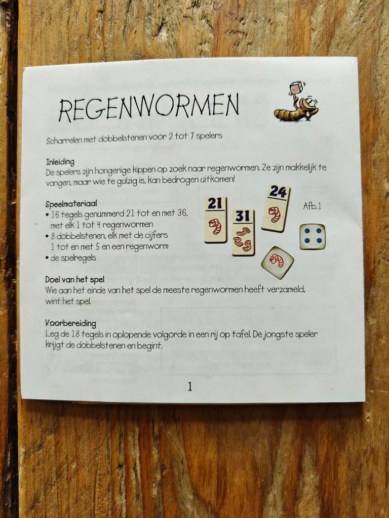 Regenwormen., Ophalen of Verzenden, 999 Games., 999 Games., 999 Games.