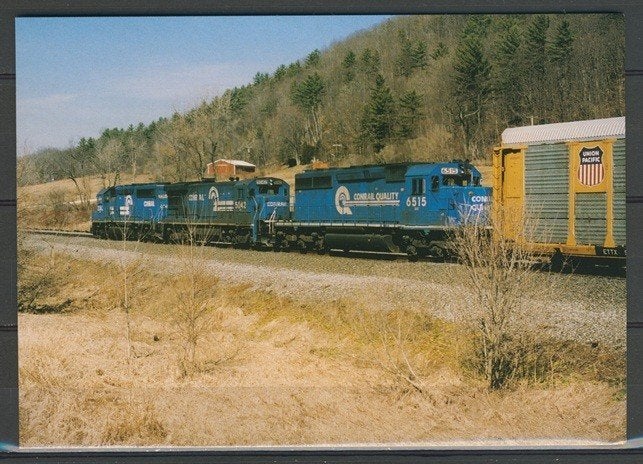 Locomotief Lok SD40-2 Foto-Anticataract TREIN t-155 jdu, Verzamelen, Spoorwegen en Tramwegen, Ophalen of Verzenden, Zo goed als nieuw