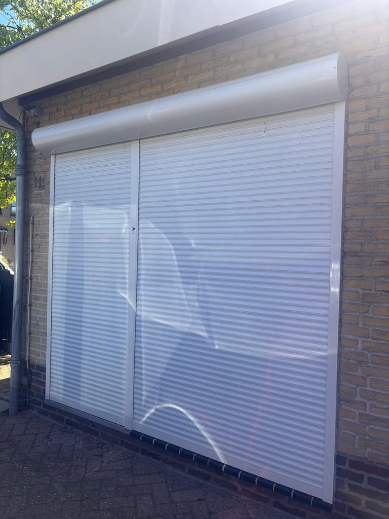 Duo Rolluik, Doe-het-zelf en Verbouw, Rolluiken, Ophalen, Wit, 200 cm of meer