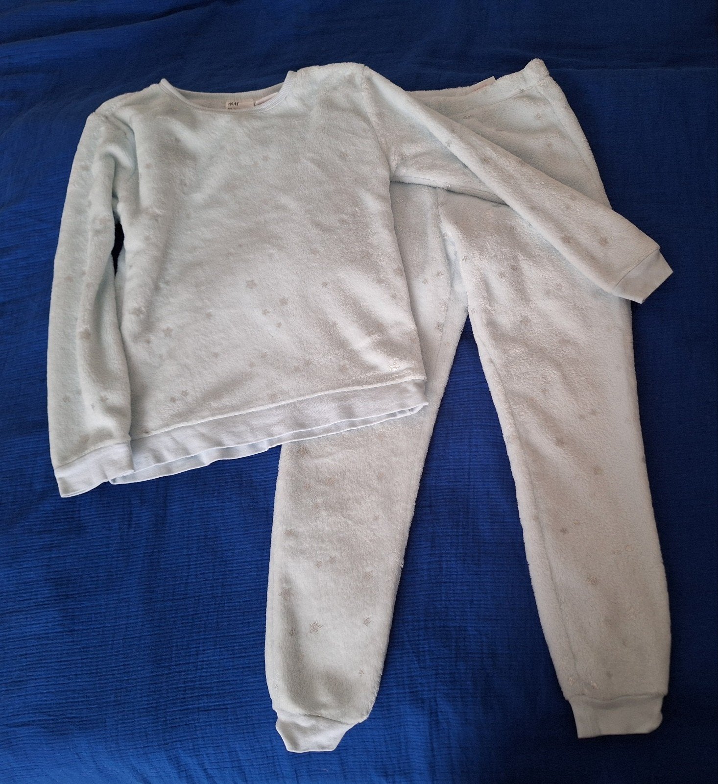 Warme pyjama, maat 134-140, H&M, ZGAN, Nacht- of Onderkleding, Meisje, H&M, Ophalen of Verzenden