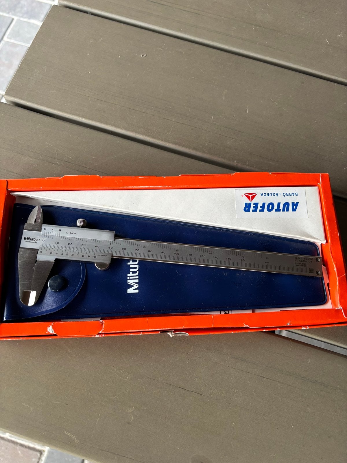 Mitutoyo Schuifmaat 150 mm.Nauwkeurig meetgereedschap, Ophalen of Verzenden, Gebruikt, Rolmaat/meetlint, Overige merken