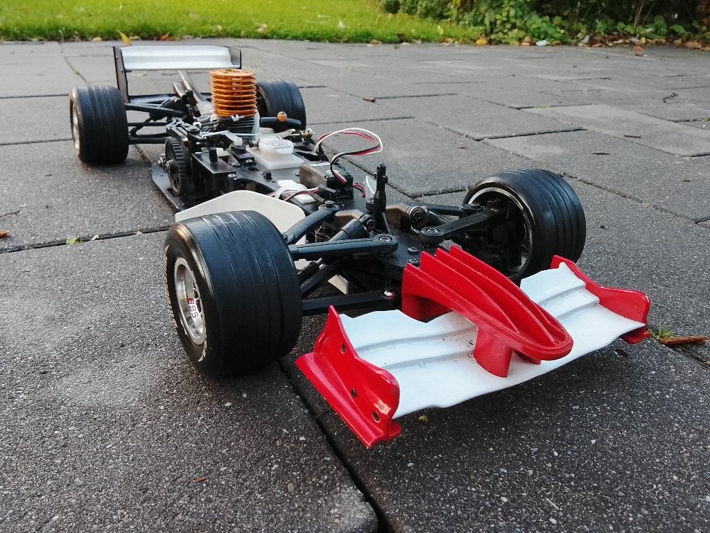 Formule 1 F1 Nitro Deagostini 1:8, Hobby en Vrije tijd, Gebruikt, Ophalen of Verzenden, Auto onroad, Nitro