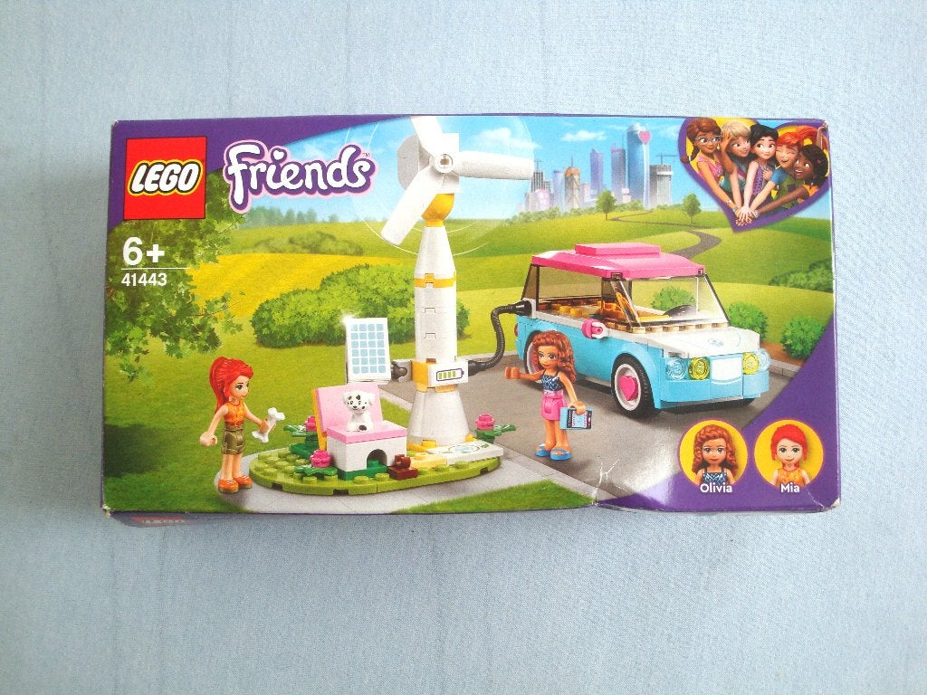 Lego Friends 41443 Olivia's Electrische auto - Compleet, Inclusief instructies, Lego, Friends, Ophalen of Verzenden