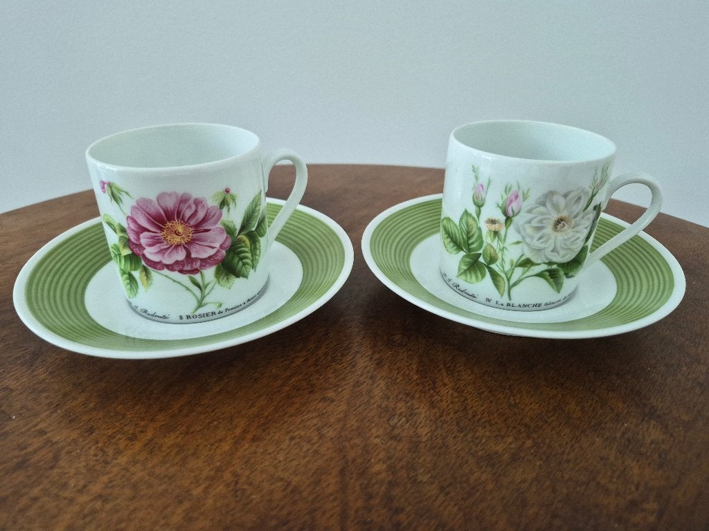 2 mooie vintage kop en schotel van Hutchenreuter, Ophalen of Verzenden