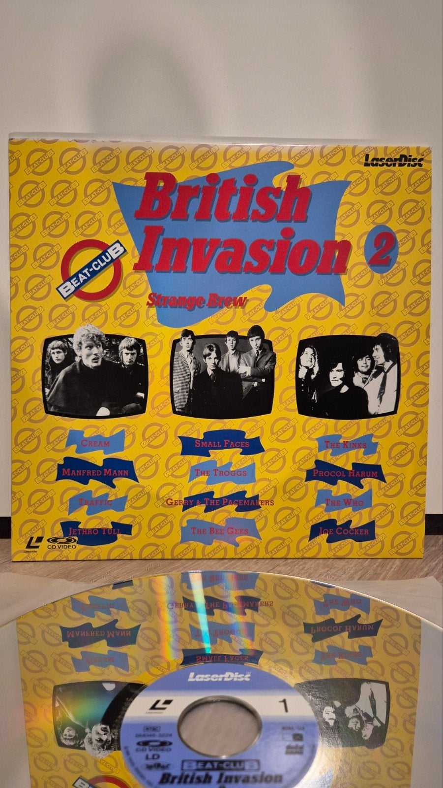 British Invasion Laserdisc, Rock, Inclusief obi, Ophalen of Verzenden, Zo goed als nieuw