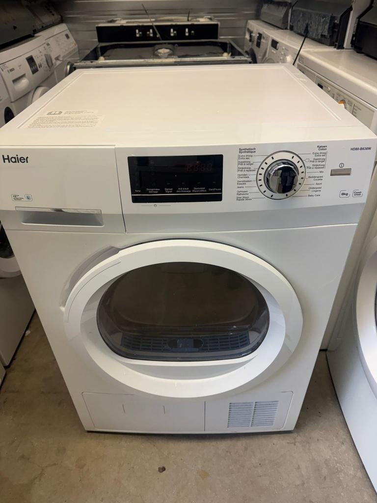 Haier condensdroger schoon garantie bezoring, Witgoed en Apparatuur, Wasdrogers, 6 tot 8 kg, Minder dan 85 cm, Ophalen of Verzenden