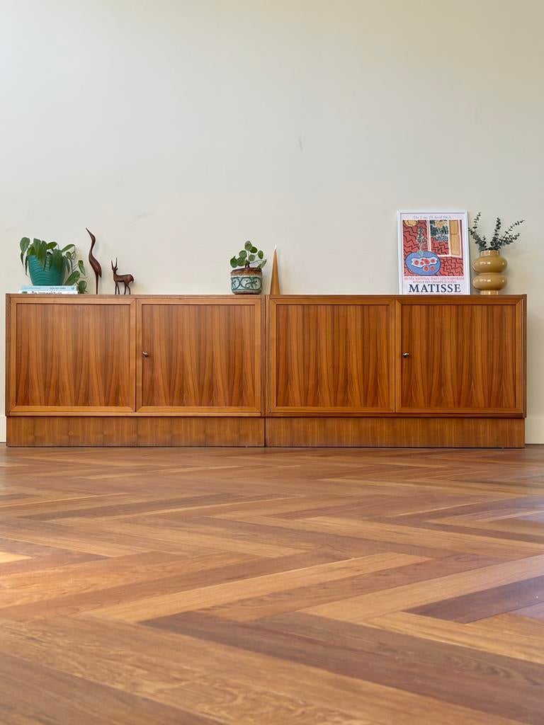 Vintage dressoir sideboard teak hout jaren 50/60/70, Ophalen, 50 tot 100 cm, 25 tot 50 cm, Gebruikt