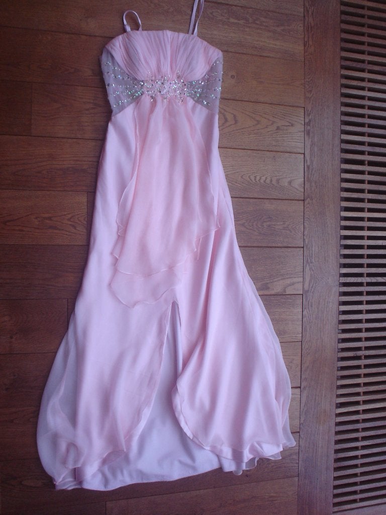 roze gala jurk, maat S, Galajurk, Verzenden, Roze, Maat 36 (S)