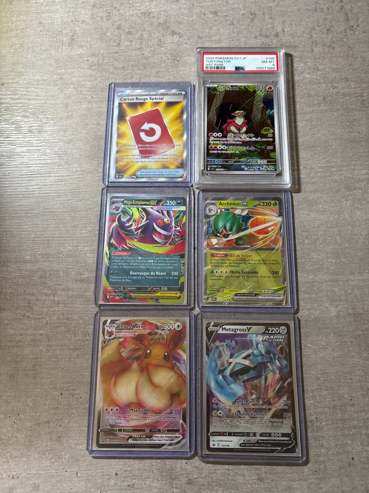 Zeldzame Pokémon kaarten - PSA graded en meer!, Ophalen of Verzenden, Zo goed als nieuw, Meerdere kaarten, Foil