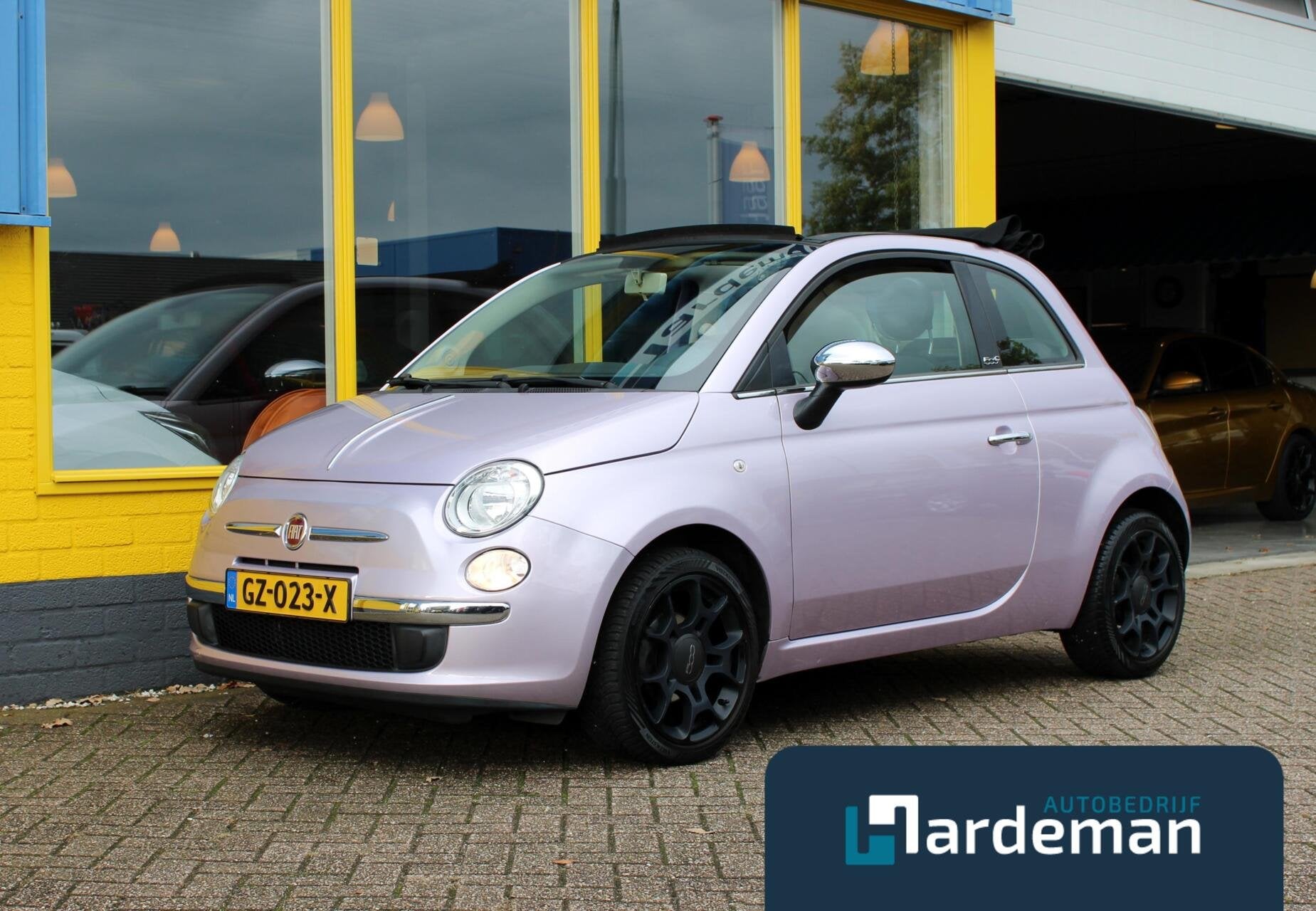 Fiat 500 C 1.2 Lounge Airco Bluetooth, Auto's, Euro 5, Gebruikt, Leder en Stof, Bedrijf