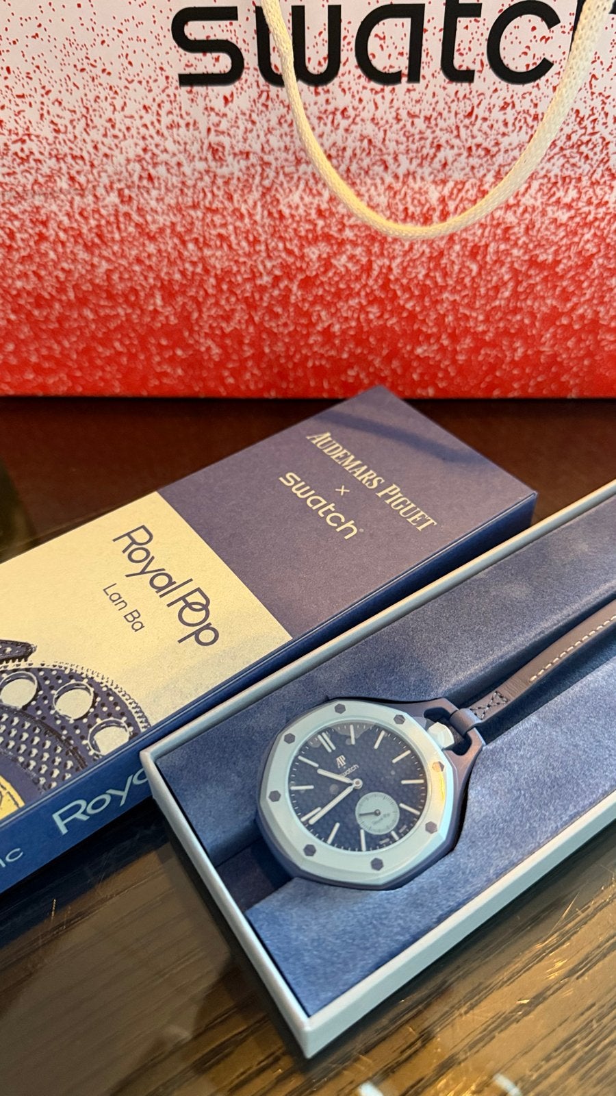 Audemars piquet x swatch Wristpop Horloge, Kunststof, Polshorloge, Zo goed als nieuw, Ophalen