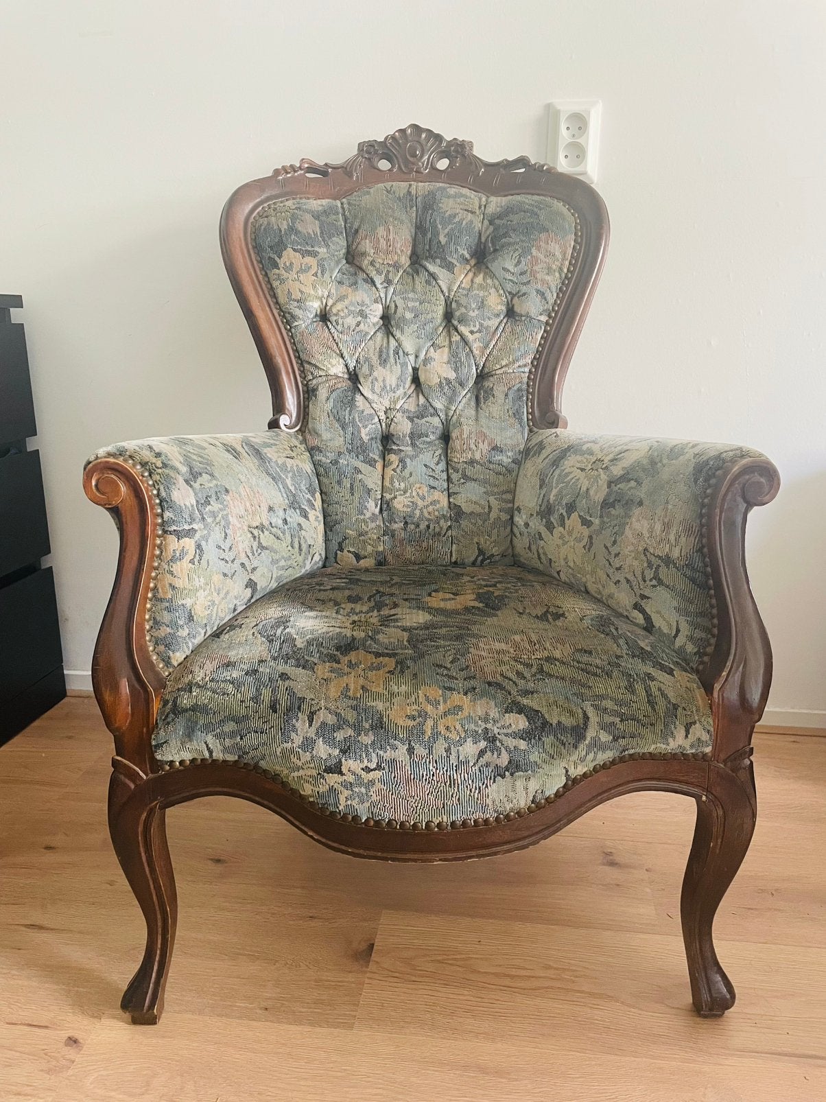 Vintage fauteuil barok model, Antiek en Kunst, Antiek | Meubels | Stoelen en Banken, Ophalen