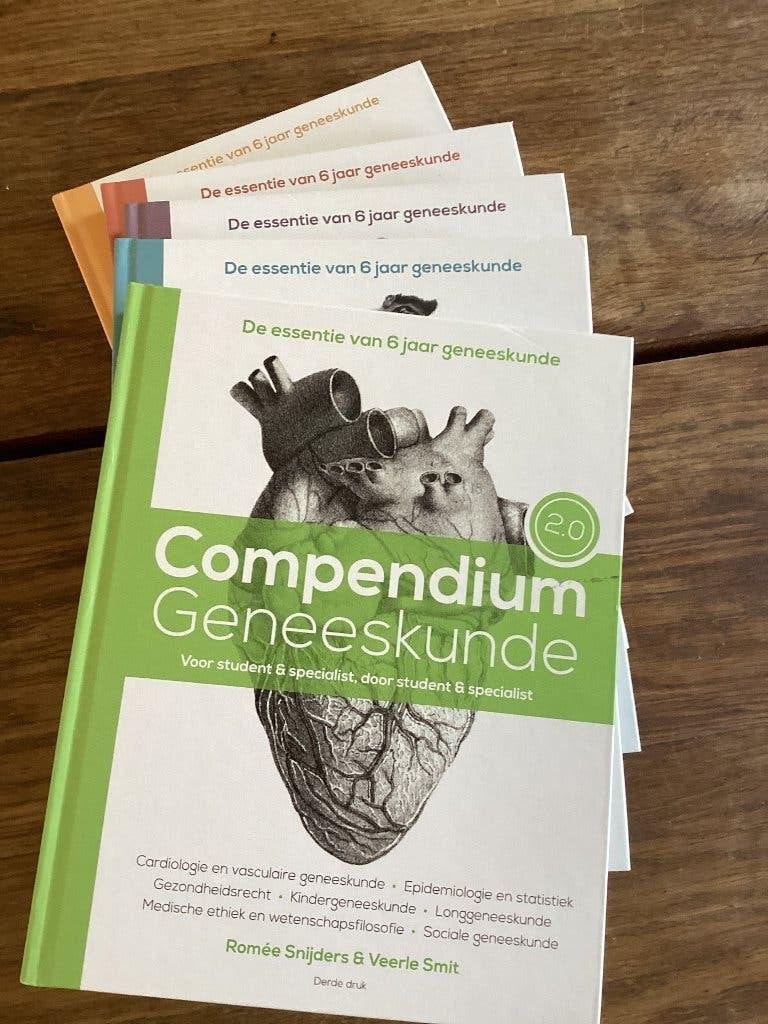 Complete set Compendium geneeskunde boeken 2.0, Diverse auteurs, Ophalen of Verzenden, Beta, WO