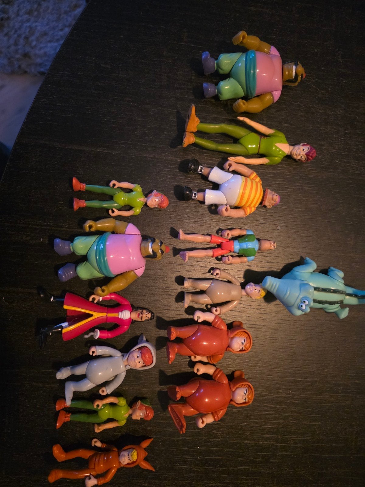 Vintage Peter Pan en andere figuren speelgoedset, Ophalen of Verzenden, Gebruikt