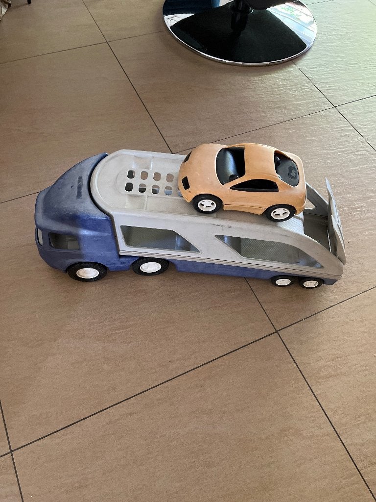 Gratis truck met oplegger, Ophalen, Gebruikt