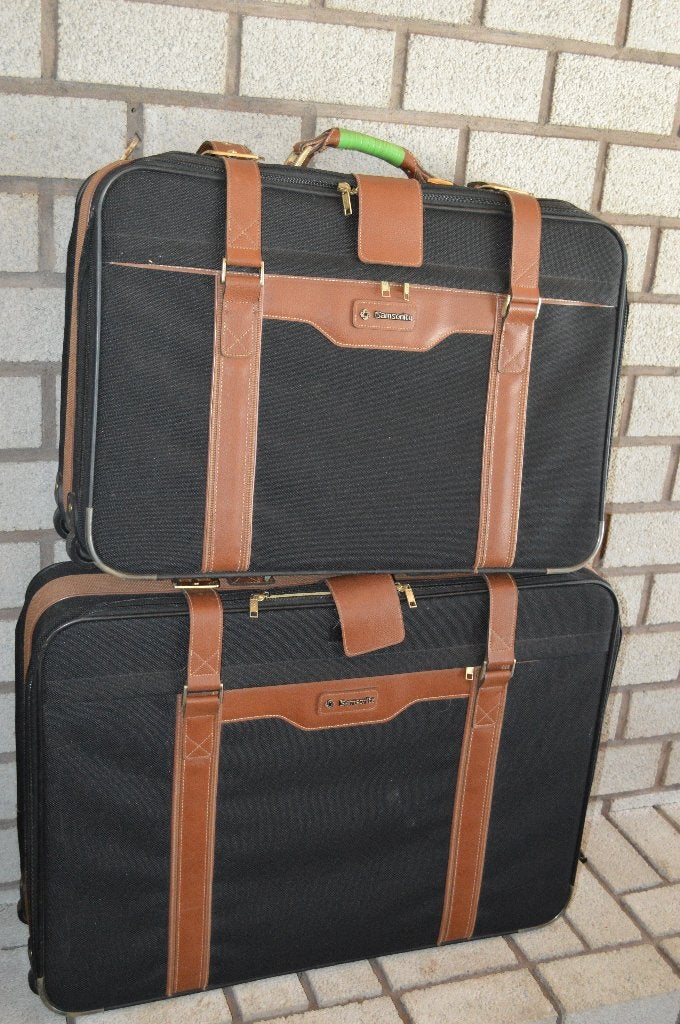 2 mooie VINTAGE samsonite koffers  2 maten  passen in elkaar, Ophalen, Overige materialen, 45 tot 55 cm, Zo goed als nieuw