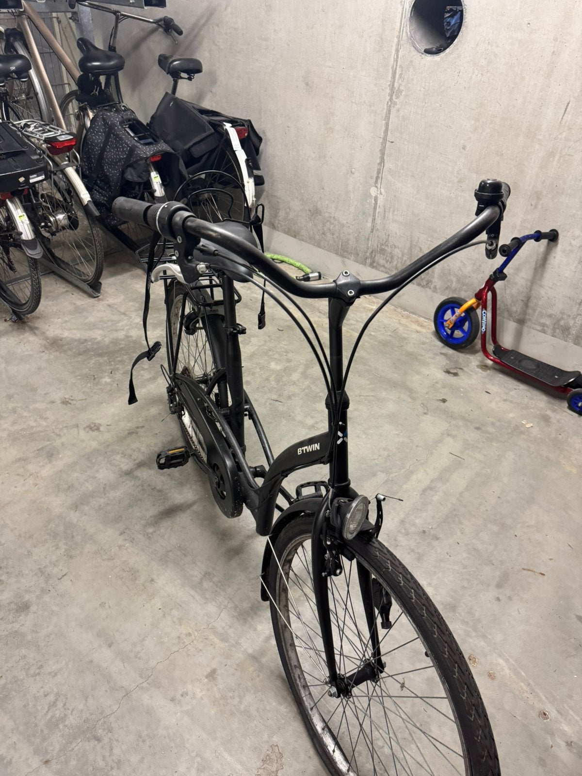 B’TWIN stadsfiets dames/heren – nette staat – bagagedrager, Ophalen of Verzenden, Gebruikt, 20 inch of meer, Overige merken