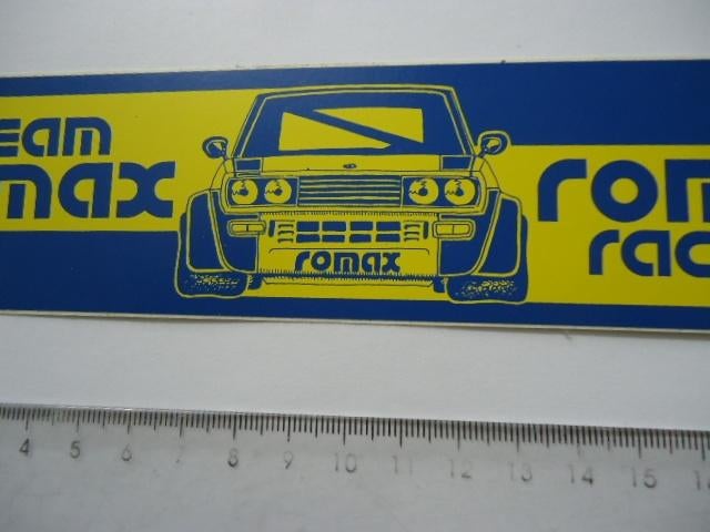sticker oud Volkswagen Golf GTI VW Romax tuning auto car, Verzamelen, Stickers, Zo goed als nieuw, Auto of Motor, Verzenden