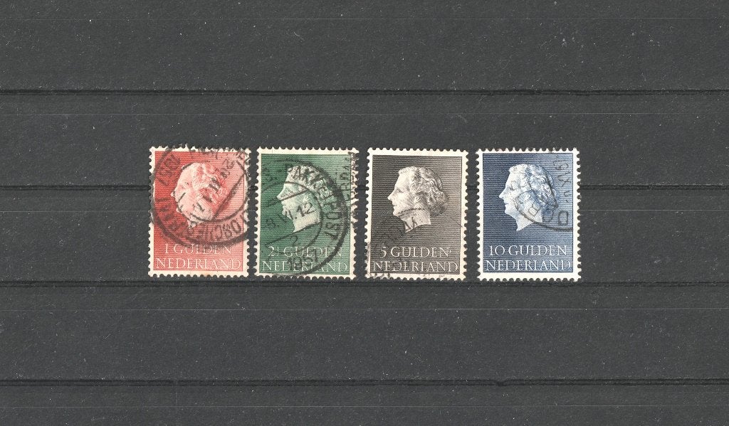nvph 637 -40 Koningin Juliana 1954, Postzegels en Munten, Postzegels | Nederland, Ophalen of Verzenden, Na 1940, Gestempeld