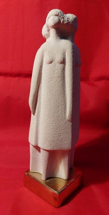 beeld van de Drievuldigheid, Ophalen of Verzenden, Beeld, 20 - 50 cm, Groep mensen