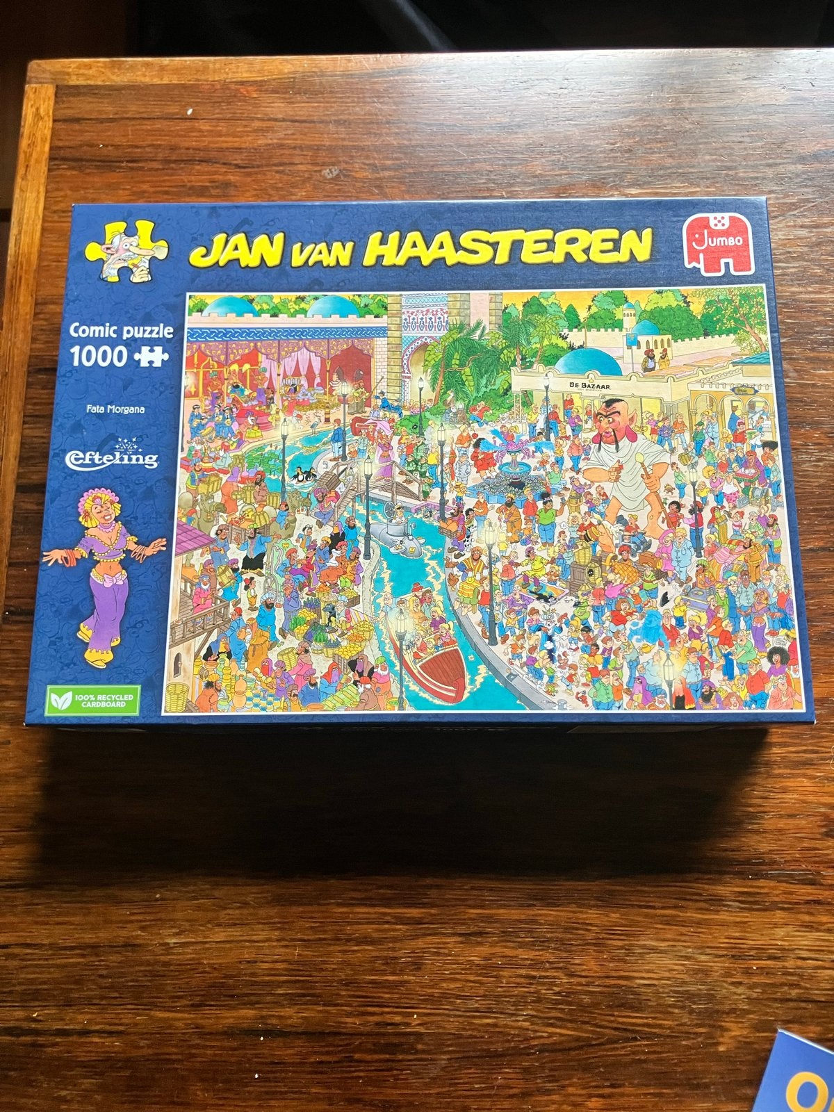Jan van Haasteren Efteling Fata Morgana puzzel 1000 stukjes, Ophalen of Verzenden, 500 t/m 1500 stukjes, Zo goed als nieuw, Legpuzzel