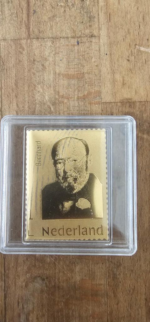 PostNL Gouden Postzegel Prins Bernhard, Postzegels en Munten, Ophalen of Verzenden, Na 1940, Postfris
