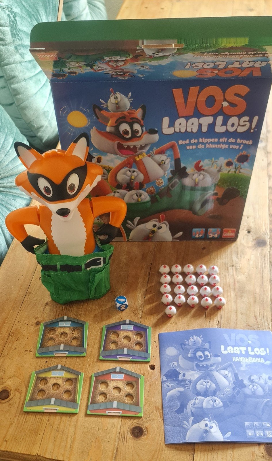 Vos Laat Los! Gezinsspel van Goliath, Een of twee spelers, Ophalen of Verzenden, Zo goed als nieuw, Goliath