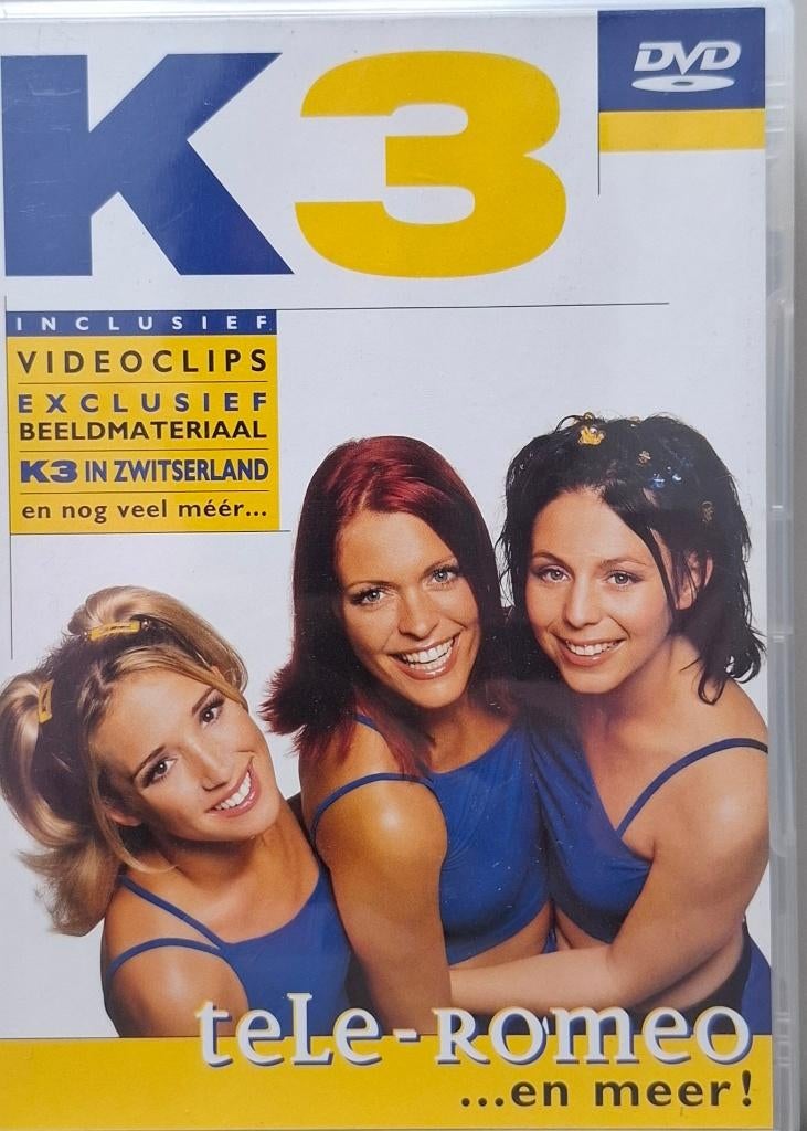 K3 Tele - Romeo dvd KRASVRIJ, Alle leeftijden, Ophalen of Verzenden, Zo goed als nieuw