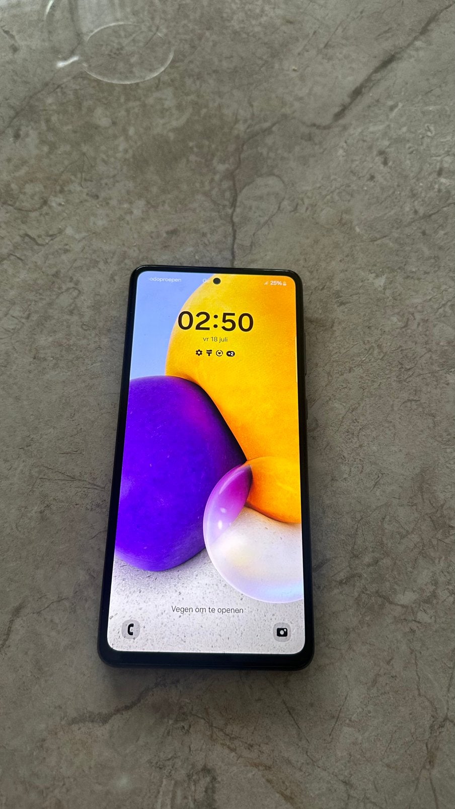 Samsung Galaxy A72 met 128 GB, Telecommunicatie, Gebruikt, Zwart, Ophalen of Verzenden, 128 GB