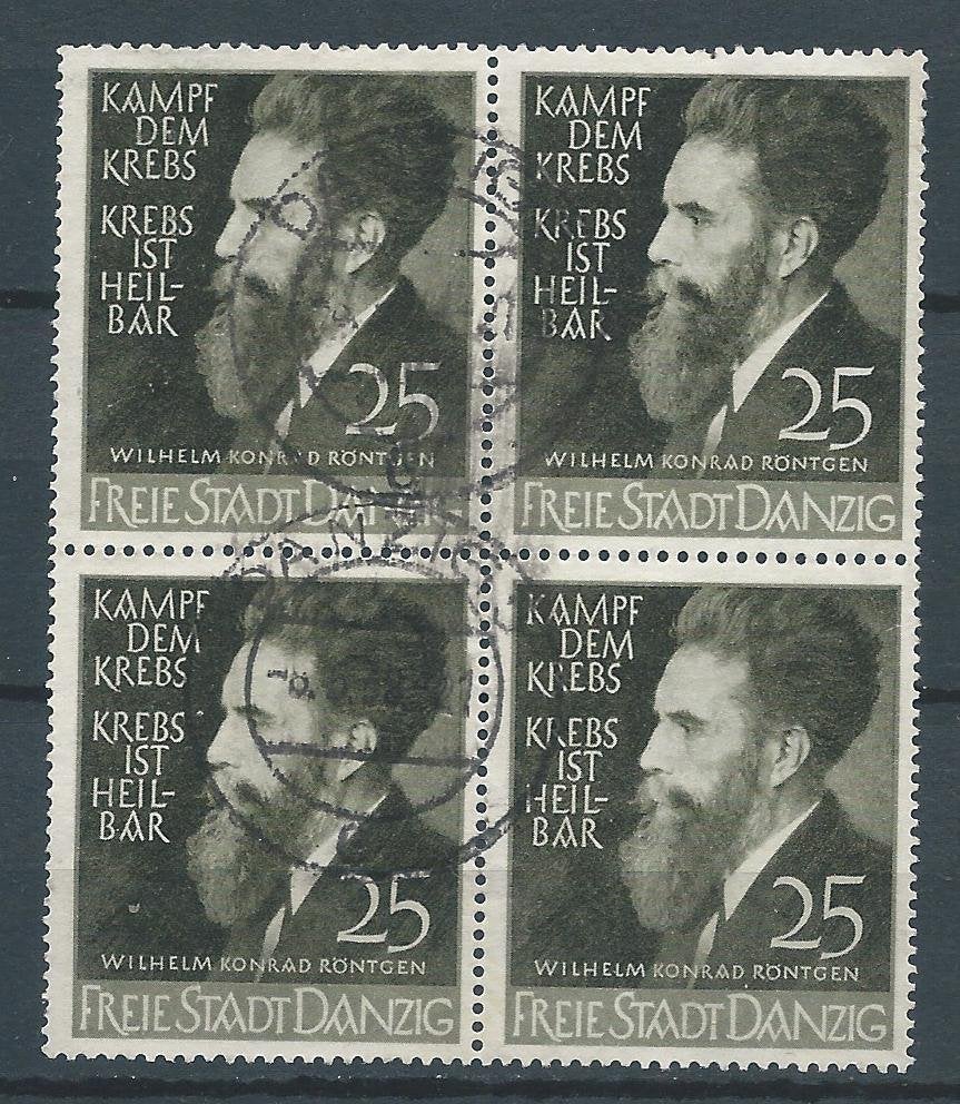 C865 – Duitsland - Danzig – blok MiNr 308 (gestempeld), Ophalen of Verzenden, Duitse Keizerrijk, Gestempeld