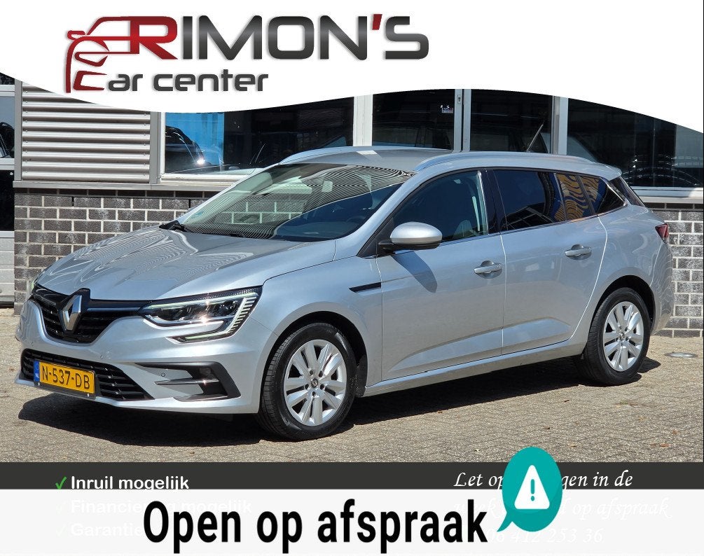Renault Mégane Estate 1.0 TCe Business Zen Camera Navi Carp, Auto's, Gebruikt, Euro 6, 635 kg, Origineel Nederlands