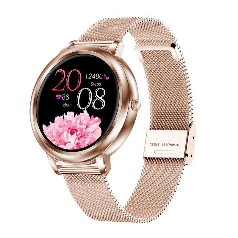 Valante Smartwatch dames, Hartslag, Zwart, Ophalen of Verzenden, Zo goed als nieuw