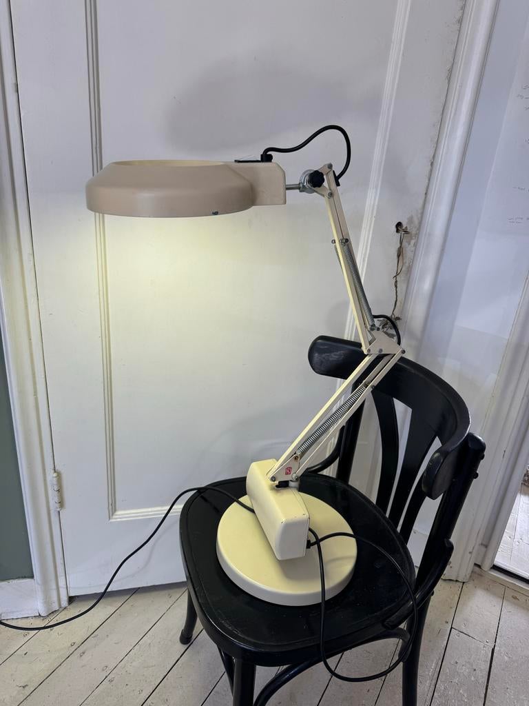 Vintage Loeplamp met Verlichting - Rimsa Prodotto Italiano, Ophalen, Gebruikt, Loeplamp