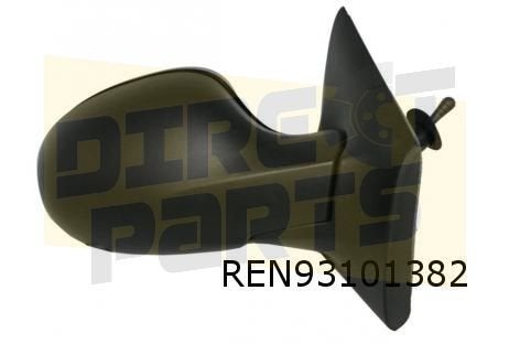 Renault Twingo (3/08-8/14) spiegel Rechts zwart MQ+ 77010673