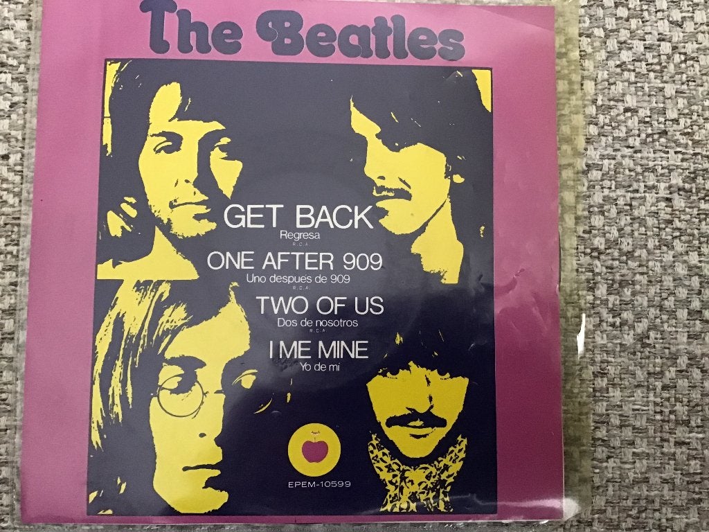 The Beatles - Get Back EP (Vinyl, 7 inch), Gebruikt, Originele persing, 7 inch, Ophalen of Verzenden